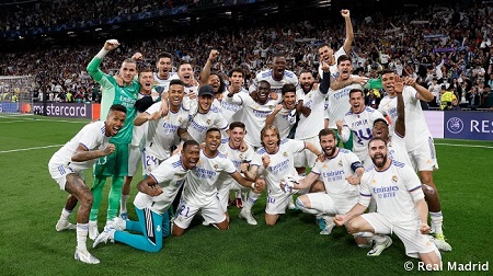 Real Madrid en la final champions league 2022
