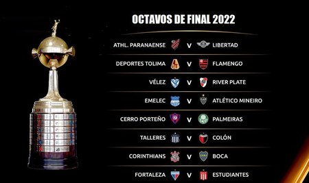 Octavos de Final Copa Libertadores 2022 1 Octavos de Final Copa Libertadores 2022