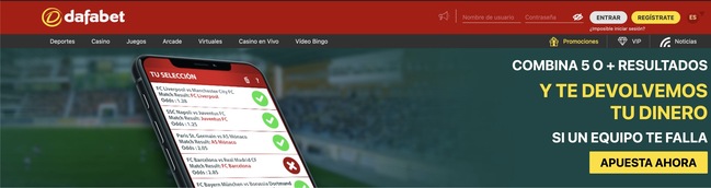 Promociones de apuestas enero 2023 Dafabet