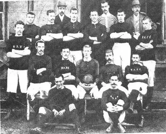 Primer equipo de fútbol argentino - Cortesía CADEX Primer equipo de fútbol argentino - Cortesía CADEX